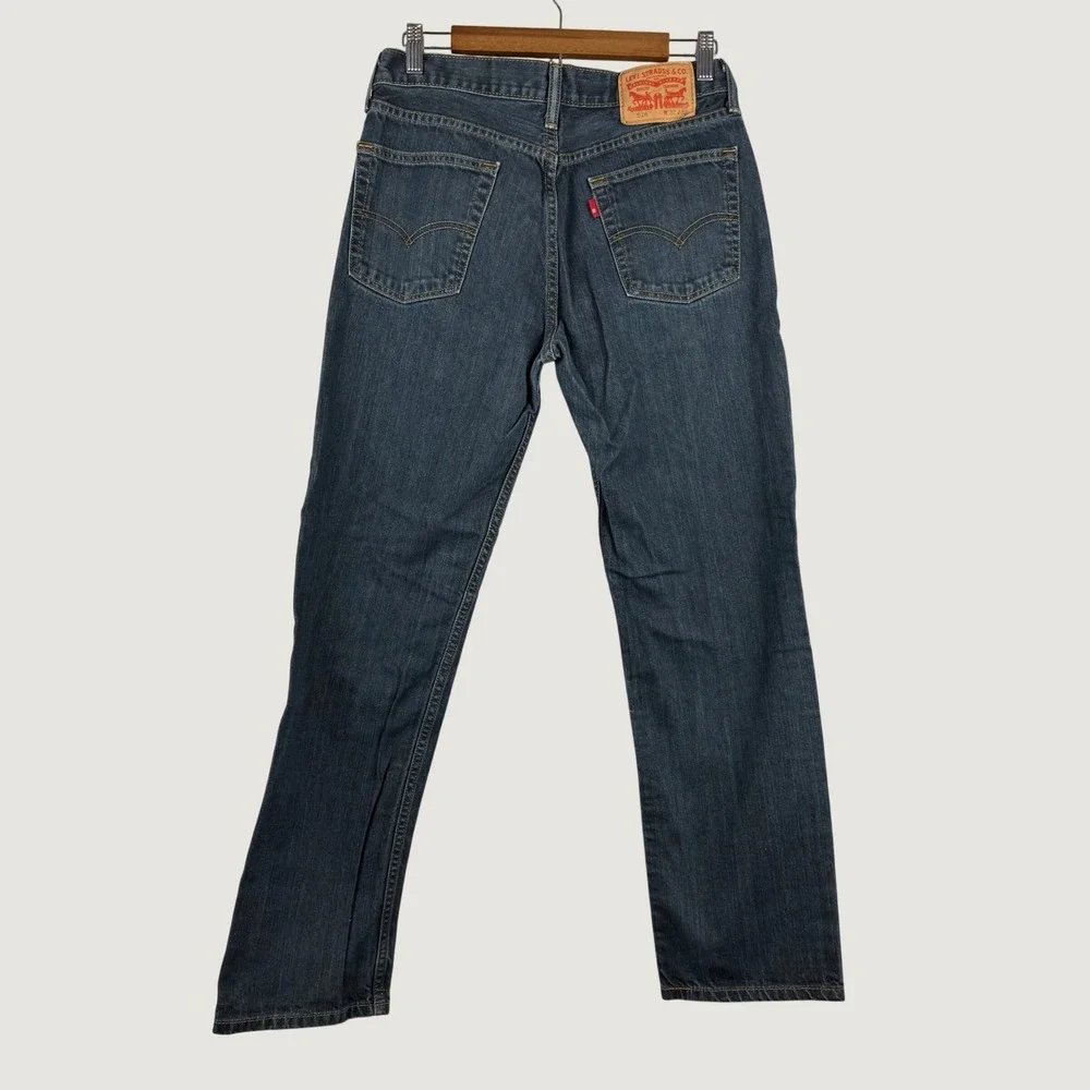 Levi 514 Straight Fit Jeans Men 32x32 (31x30) Blue Dark Americana Classic Rugged
